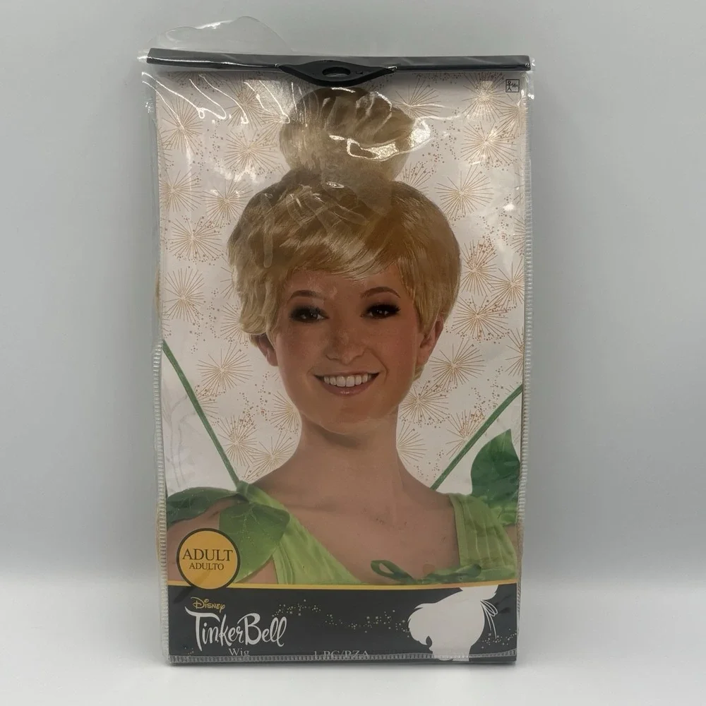 Disney TinkerBell Adult Wig Costume Accessory Halloween I Fairy Tale
